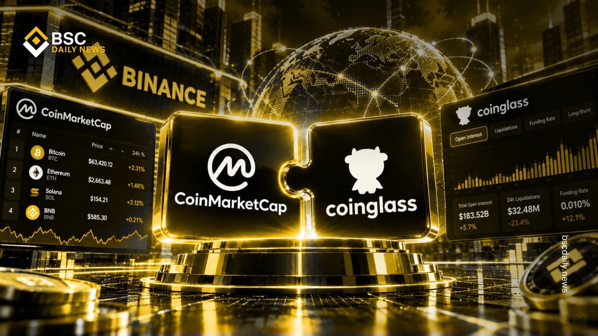 Binance-Owned CoinMarketCap Buys CoinGlass Amid Data Debate