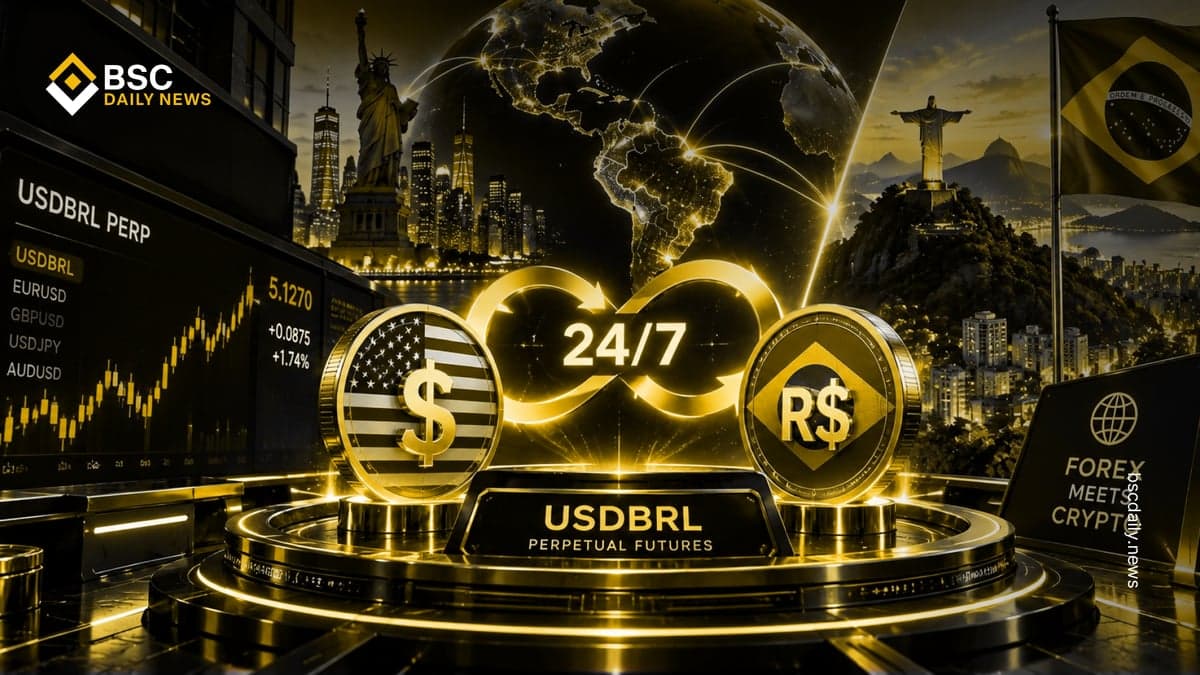 Binance Launches 24/7 FX Perpetual Futures With USDBRL Contract