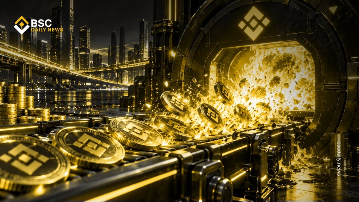 BNB Chain Completes 37th Quarterly Burn, Removing 1.64 Million BNB
