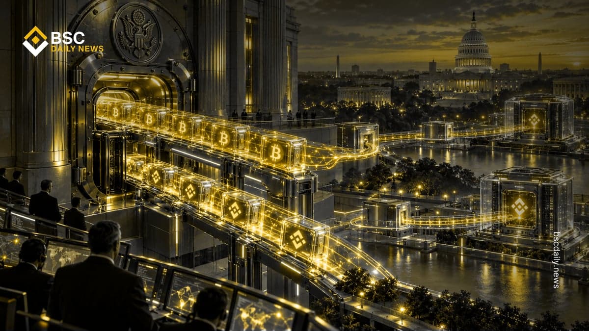 U.S. Government Moves More Than $100M in BTC and BNB